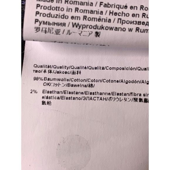 Hugo Boss Maine 1  Sz 38 x 32 Regular fit Straight Stretch Mens Black Jeans 6260 - Picture 11 of 13